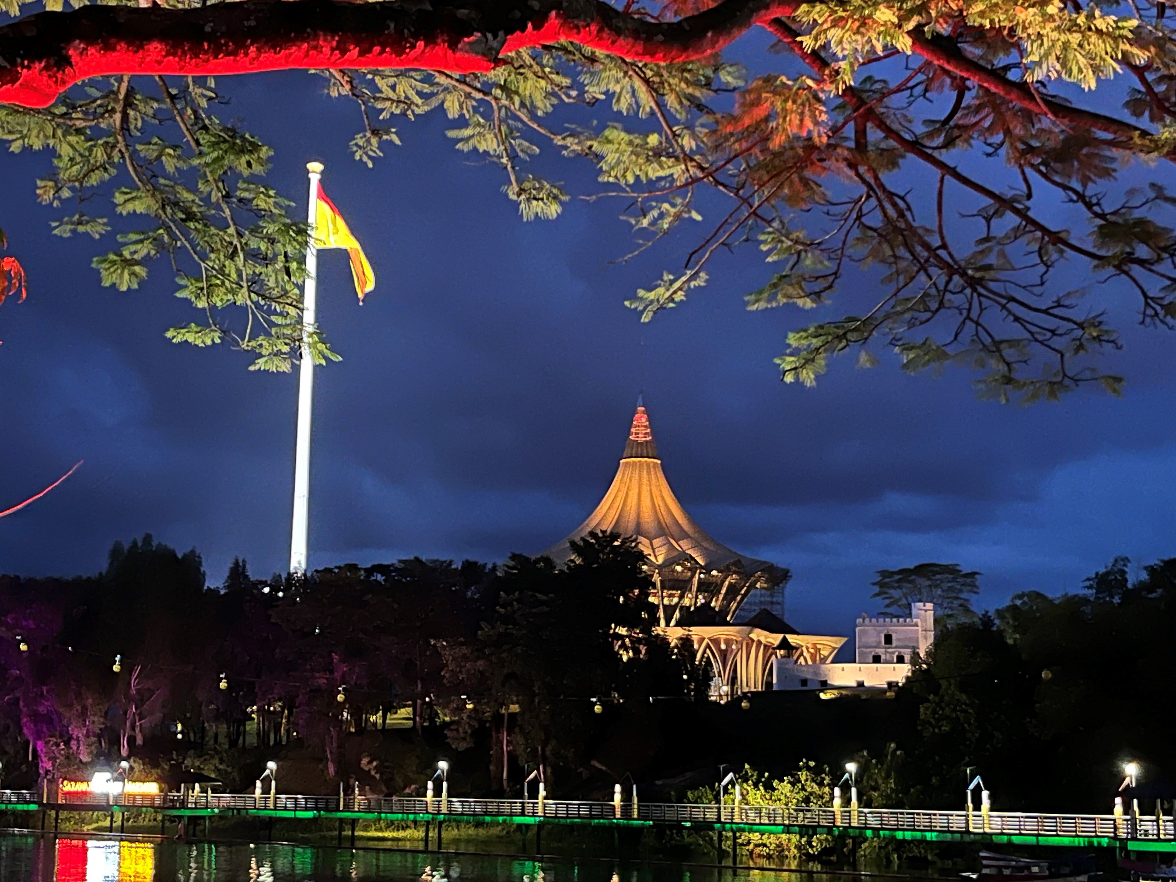 Kuching at night